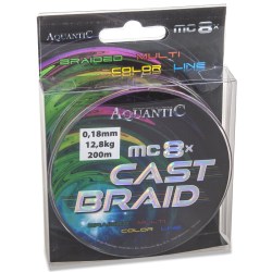 Aquantic šňůra MC-8x Cast Braid 0,11mm 200m