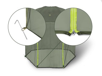 Moskytiéra na deštník Delphin AntiFLY - 250cm