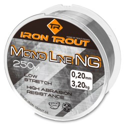 Iron Trout vlasec Mono NG 250 m 0,18 mm, šedá